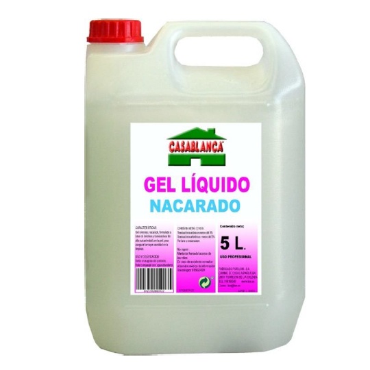 GEL DE MANOS NACARADO 5 L.